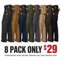 Men's Cargo Pants,Tactical Pants for Men Stretch,Durable Ripstop EDC Work Pants for Hiking