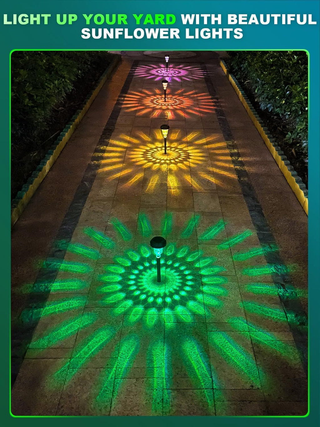 GlowBloom™ Solar Path Lights