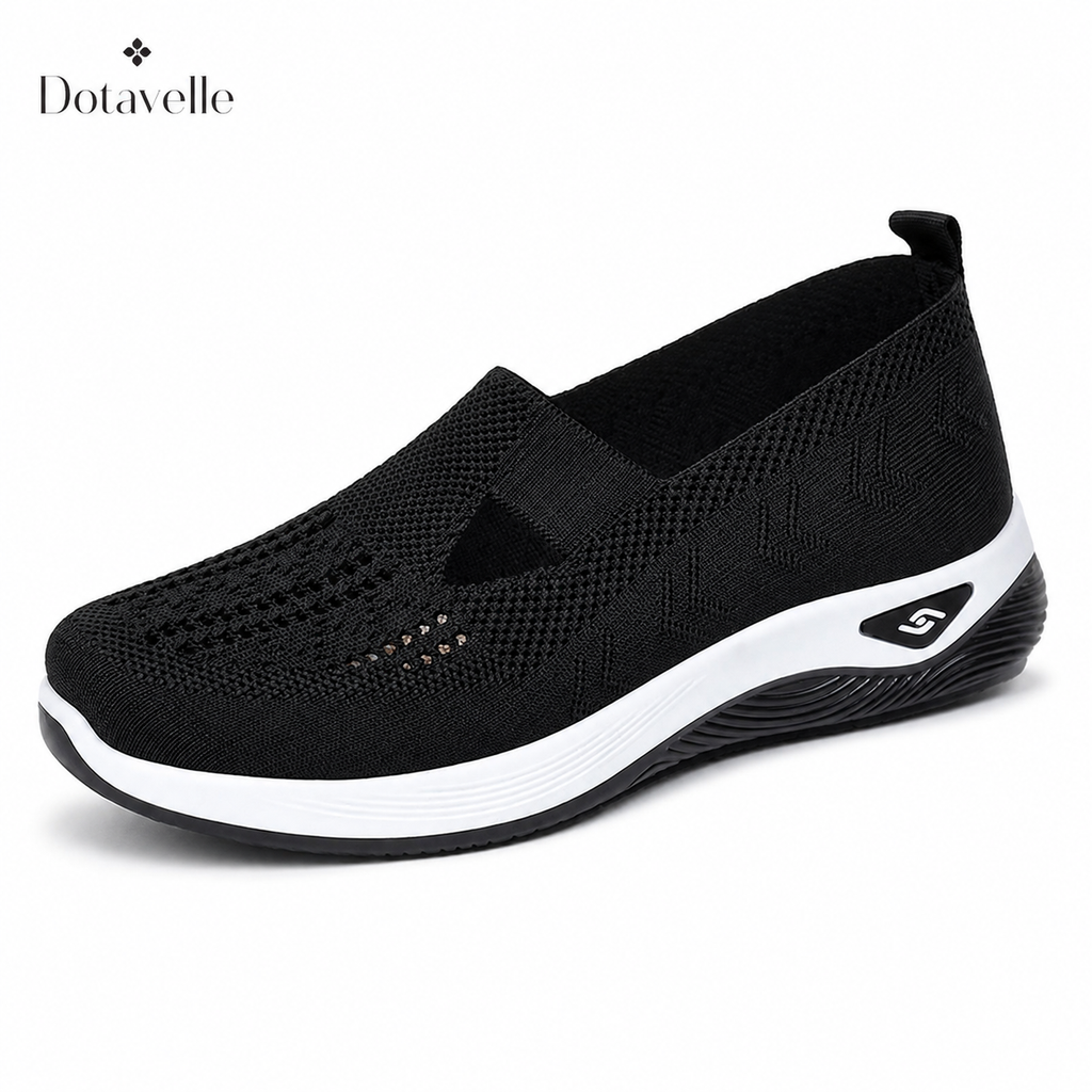 Dotavelle Women's Breathable Knit Arch Support Comfort Walking Shoes