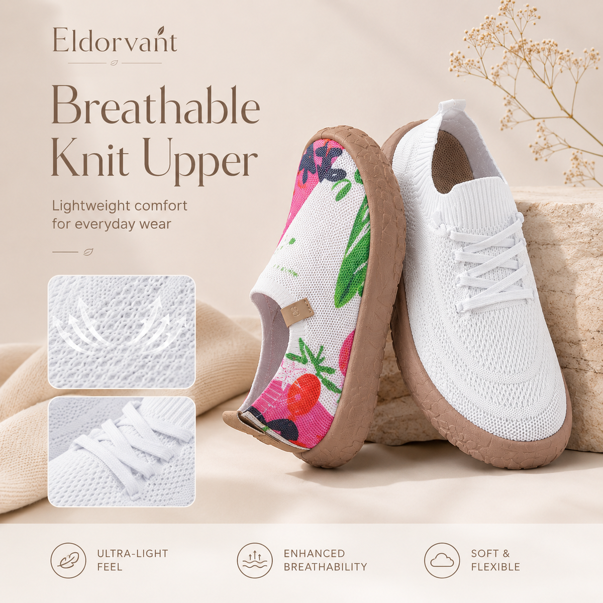 Breathable Comfort Walking Shoes