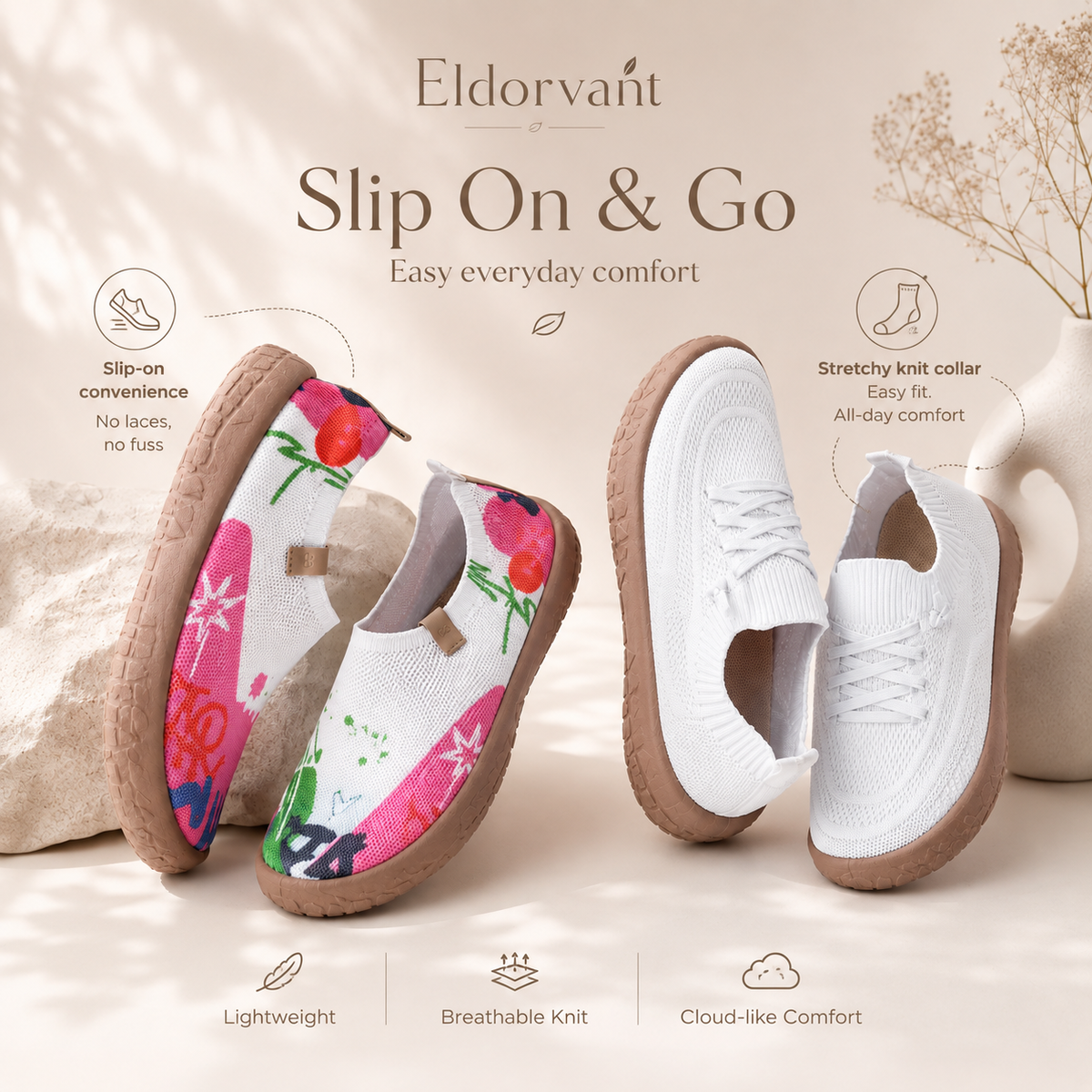 Breathable Comfort Walking Shoes