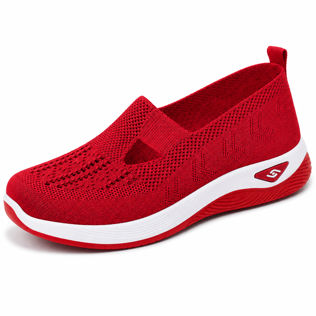 Dotavelle Women's Breathable Knit Arch Support Comfort Walking Shoes