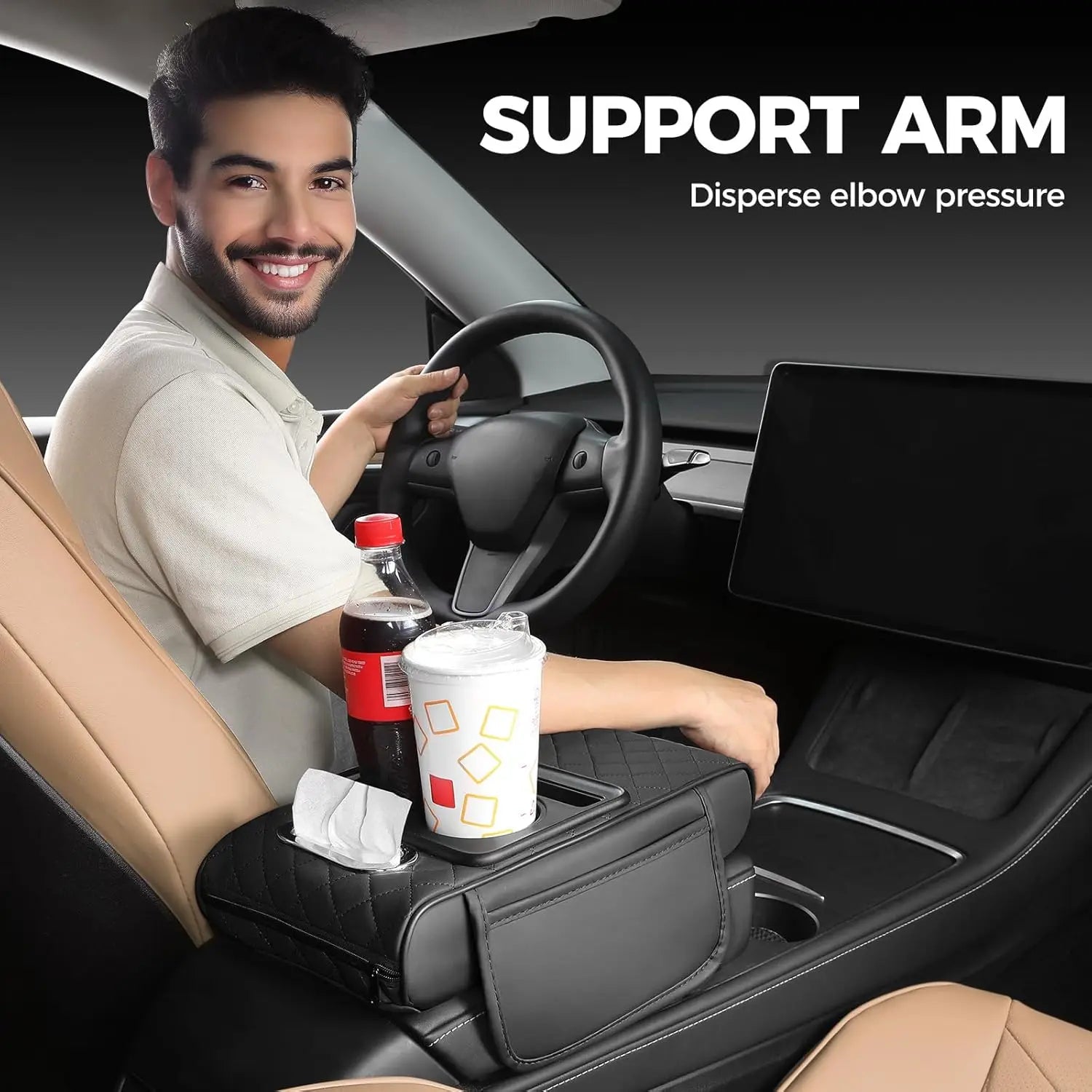 RoadReach™ Car Console Organizer
