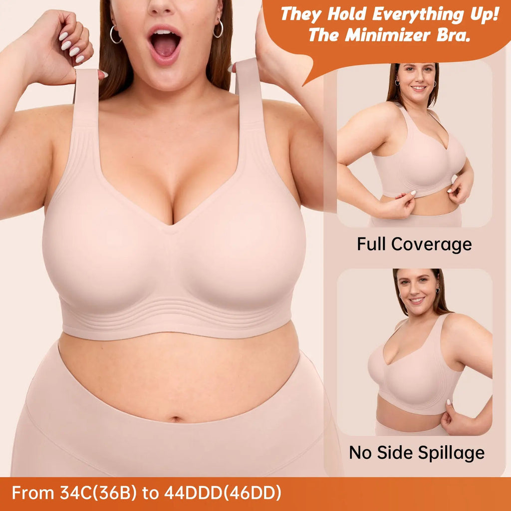 Seamless Wireless Bralette for Women - Full Coverage